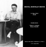 Brouk, Bohuslav Brouk - pozvánka výstava (6. 10. 2014, Café Lajka)