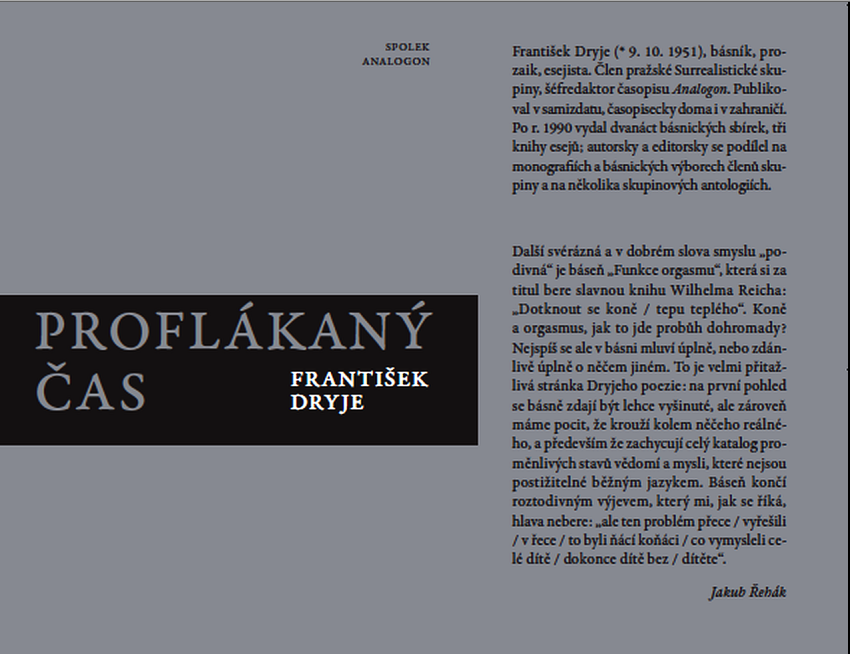 František Dryje: Proflákaný čas